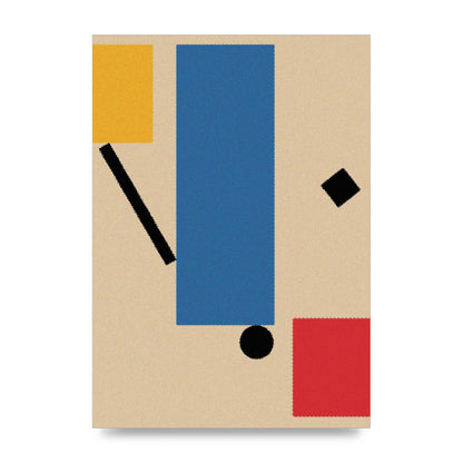 Bauhaus Inspired Shape Art For The Home - unframed print