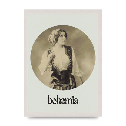 Bohemia Vintage Printed Poster - A3 framed