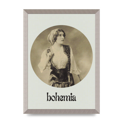 Bohemia Vintage Printed Poster - A3 framed
