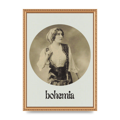 Bohemia Vintage Printed Poster - A3 framed