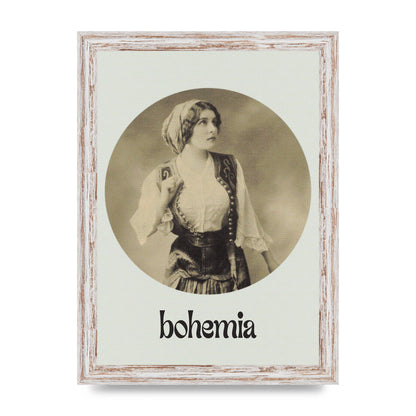 Bohemia Vintage Printed Poster - A4 framed