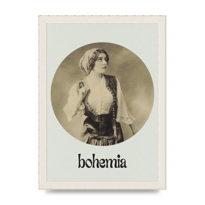 Bohemia Vintage Printed Poster - A4 framed