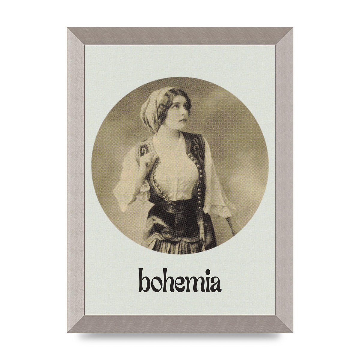 Bohemia Vintage Printed Poster - A4 framed