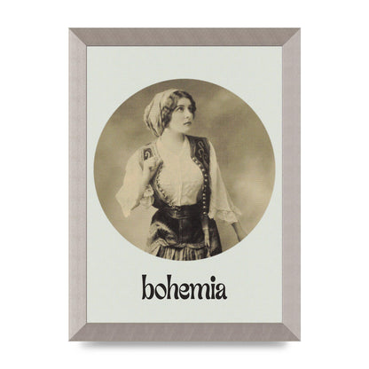 Bohemia Vintage Printed Poster - A4 framed
