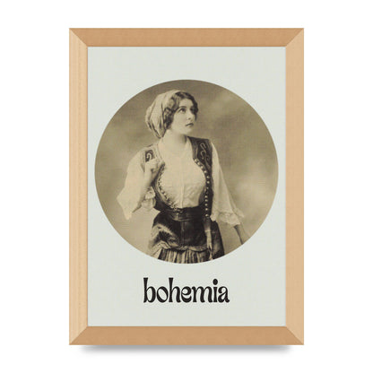 Bohemia Vintage Printed Poster - A4 framed
