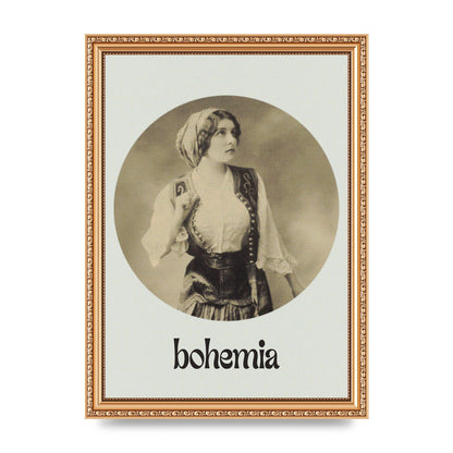 Bohemia Vintage Printed Poster - A4 framed