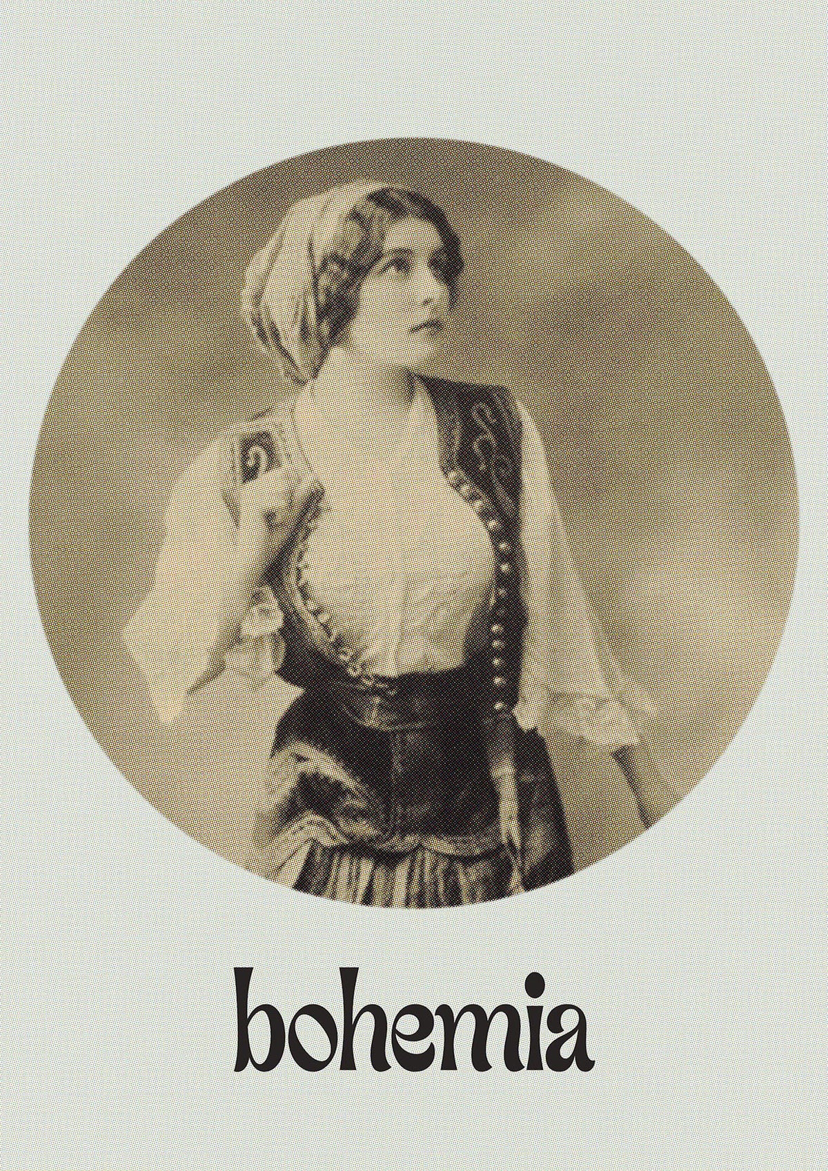 Bohemia Vintage Printed Poster - detail