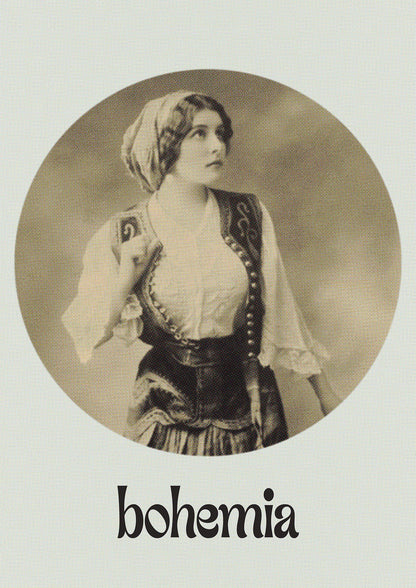 Bohemia Vintage Printed Poster - detail