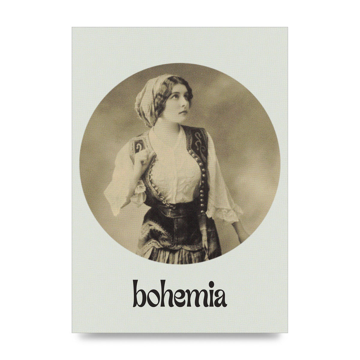 Bohemia Vintage Printed Poster - unframed print