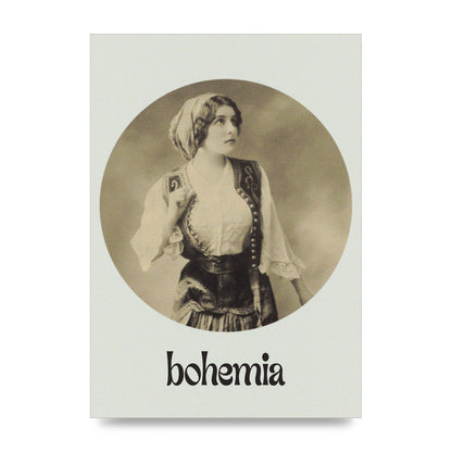 Bohemia Vintage Printed Poster - unframed print