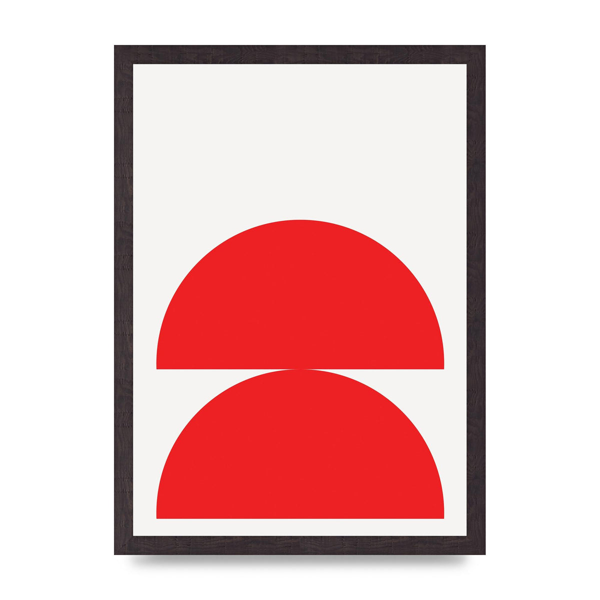 Red Stack Wall Art - A3 framed