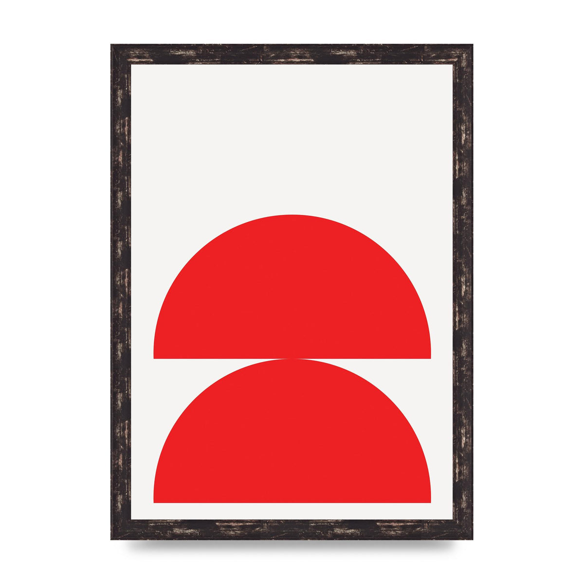 Red Stack Wall Art - A3 framed