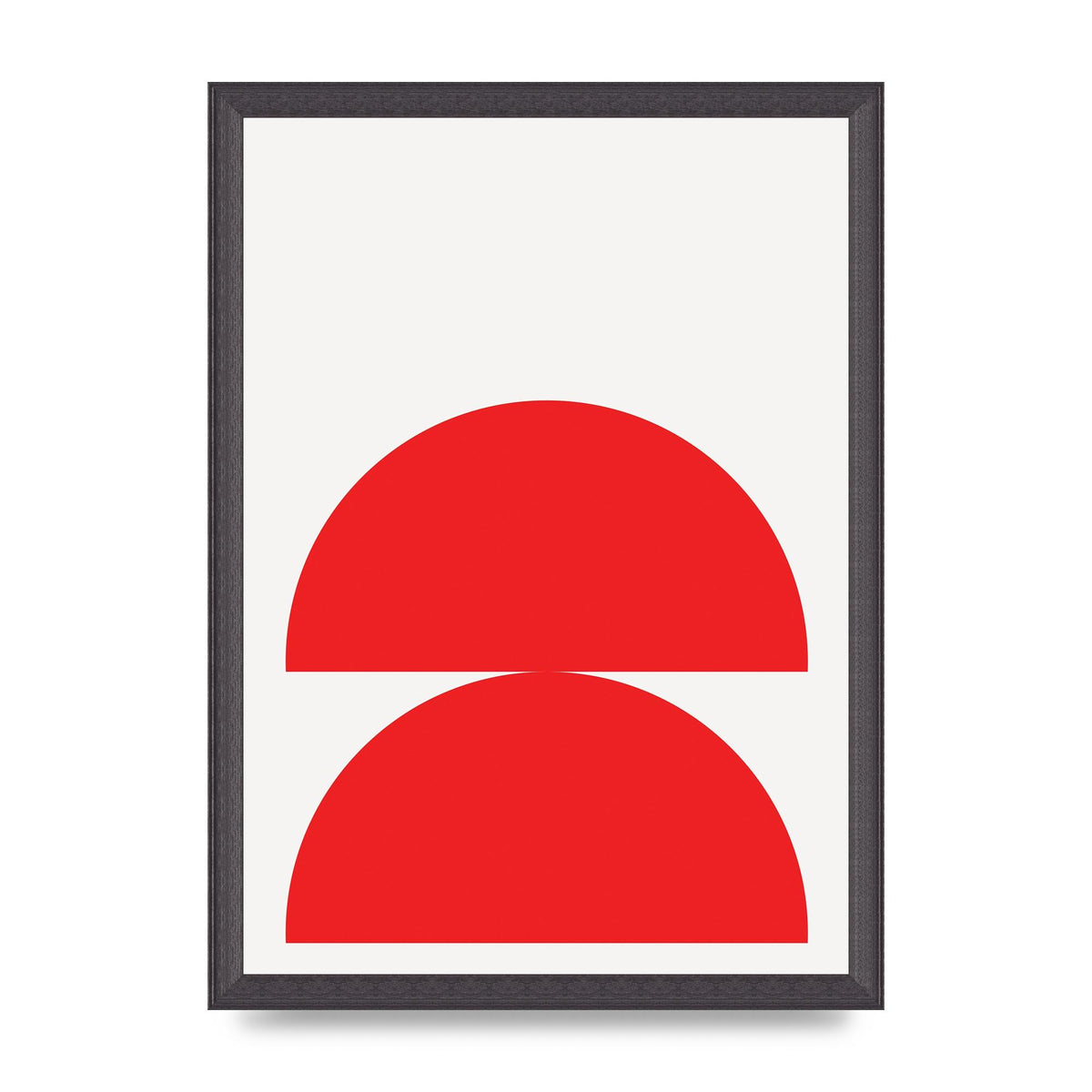 Red Stack Wall Art - A3 framed
