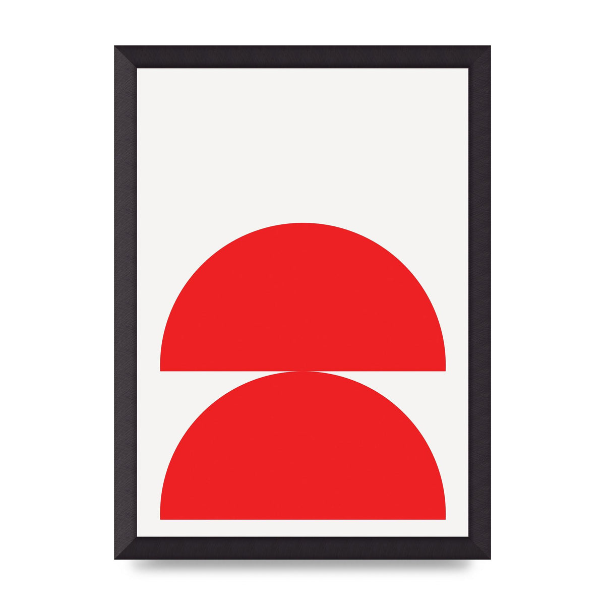 Red Stack Wall Art - A3 framed