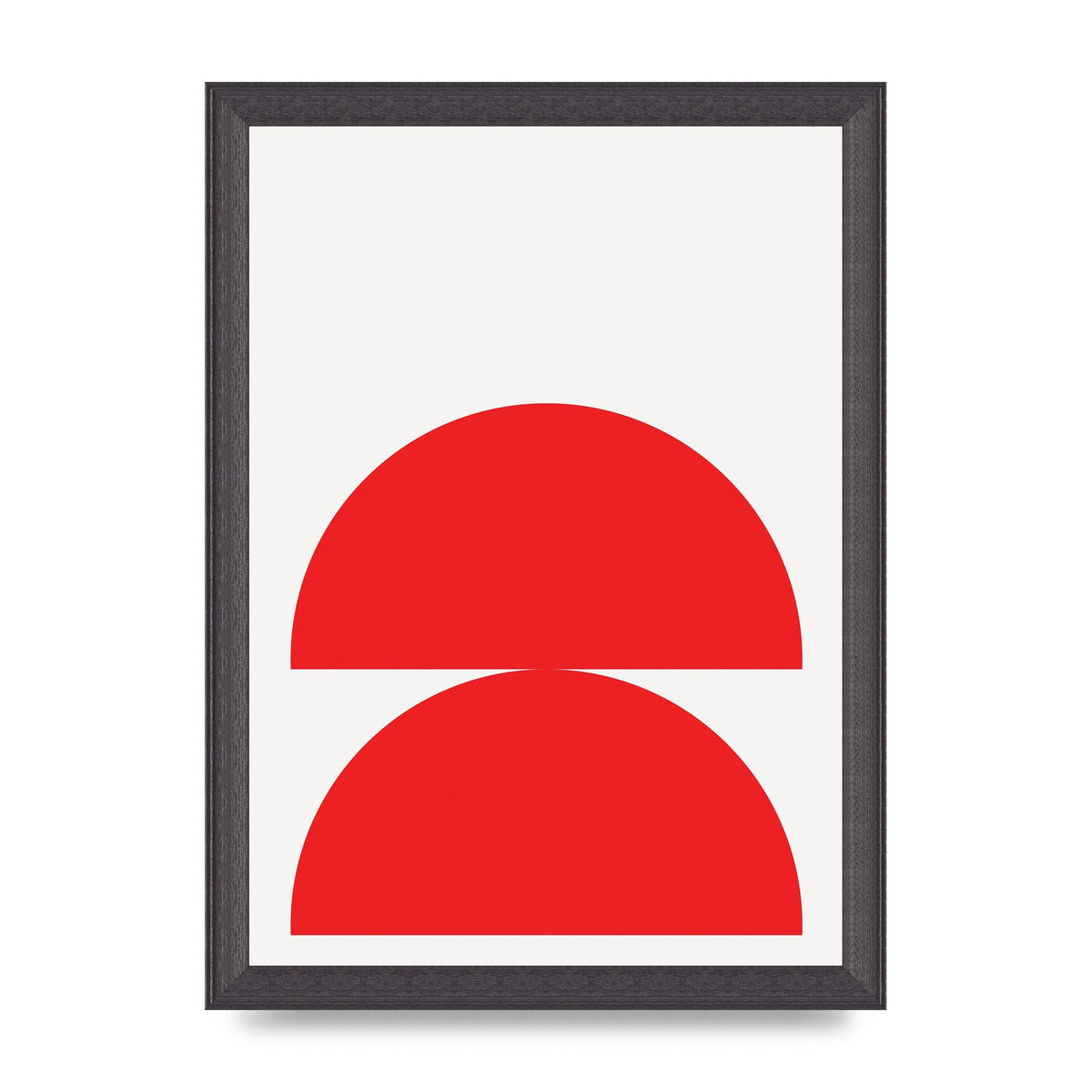 Red Stack Wall Art - A4 framed