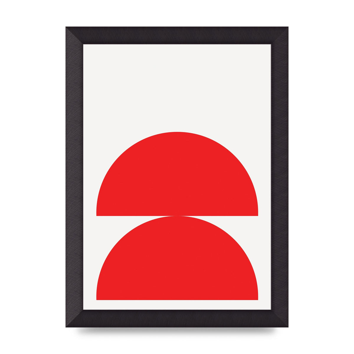 Red Stack Wall Art - A4 framed