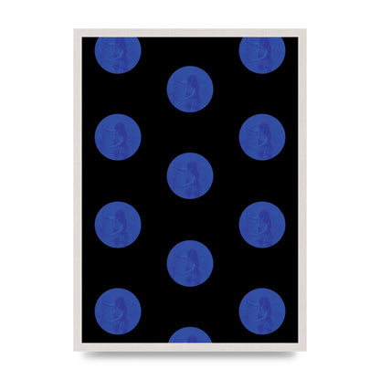 Bohemian Polka Dot Art For The Home - A2 framed