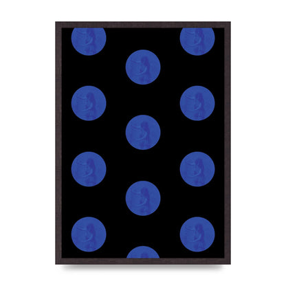 Bohemian Polka Dot Art For The Home - A2 framed