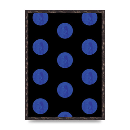 Bohemian Polka Dot Art For The Home - A2 framed