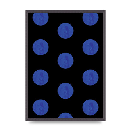 Bohemian Polka Dot Art For The Home - A2 framed