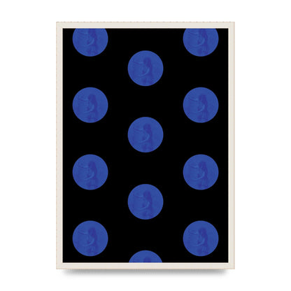 Bohemian Polka Dot Art For The Home - A2 framed