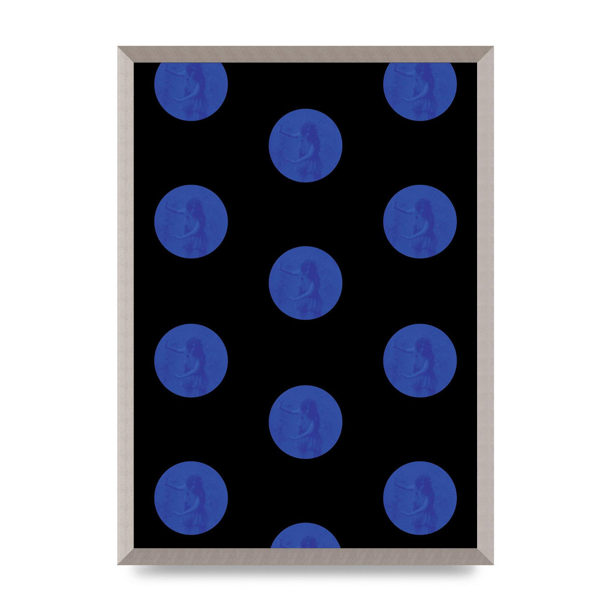 Bohemian Polka Dot Art For The Home - A2 framed