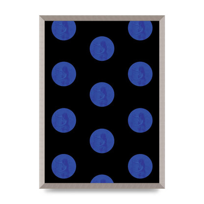 Bohemian Polka Dot Art For The Home - A2 framed