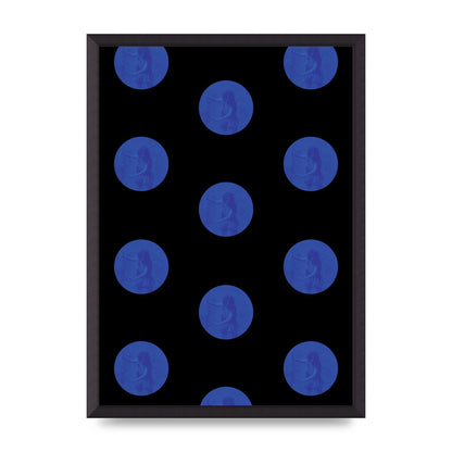 Bohemian Polka Dot Art For The Home - A2 framed