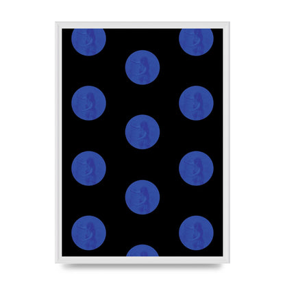Bohemian Polka Dot Art For The Home - A2 framed