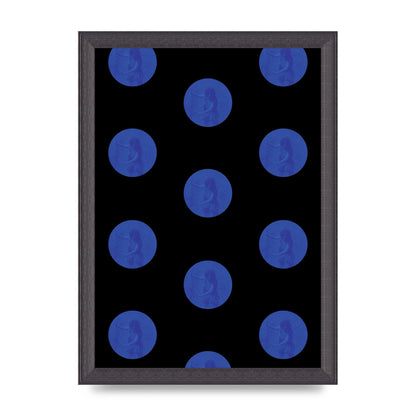 Bohemian Polka Dot Art For The Home - A4 framed
