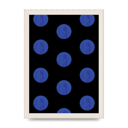 Bohemian Polka Dot Art For The Home - A4 framed