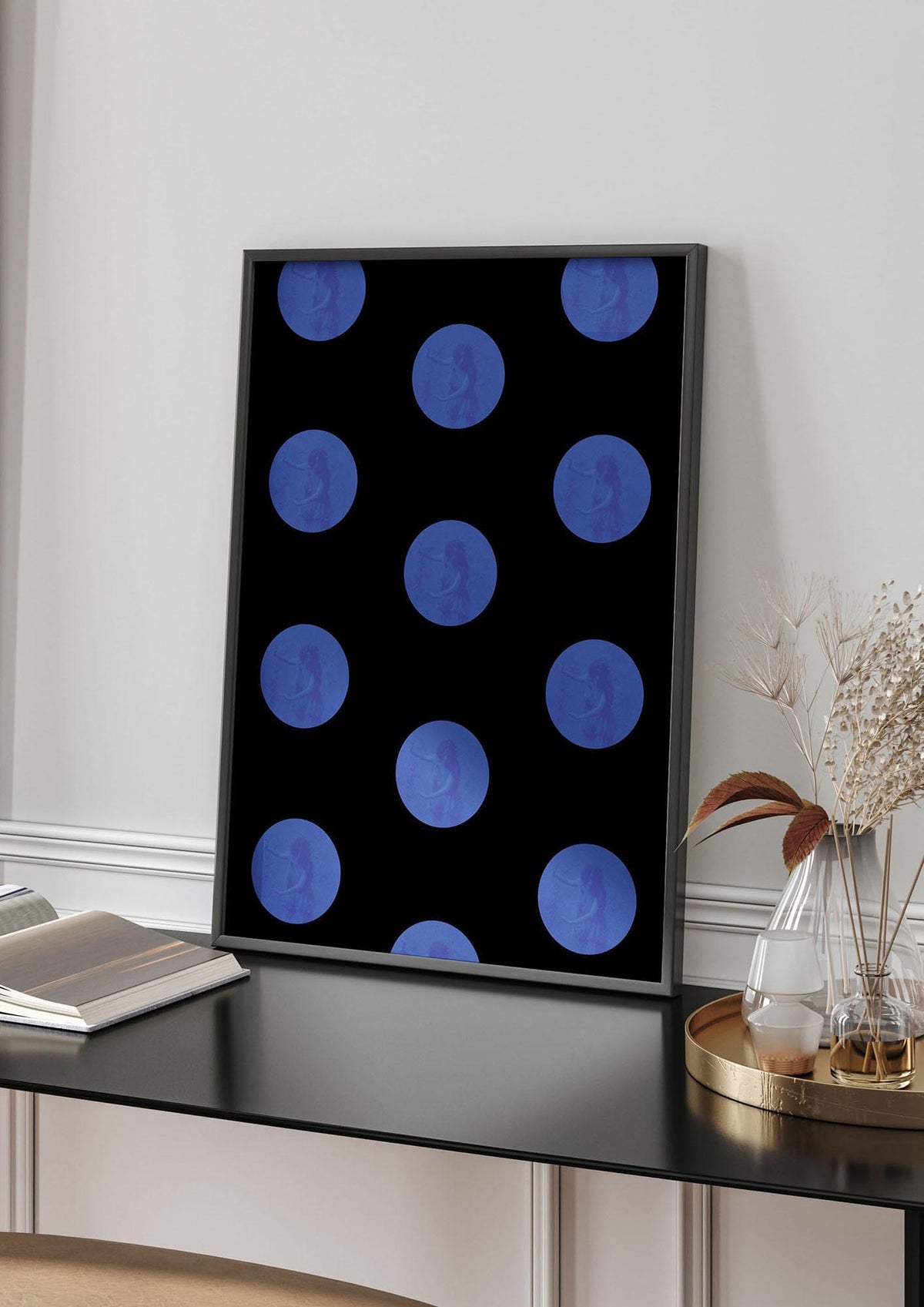 Bohemian Polka Dot Art For The Home - living room 4