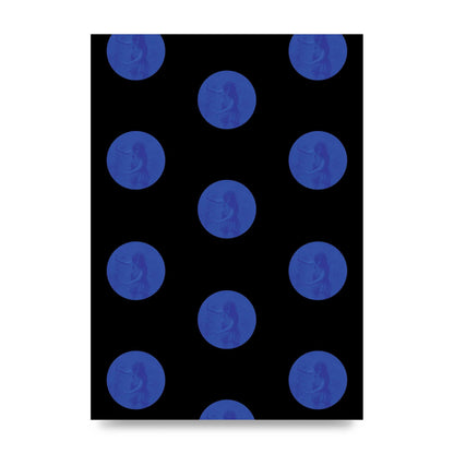 Bohemian Polka Dot Art For The Home - unframed print