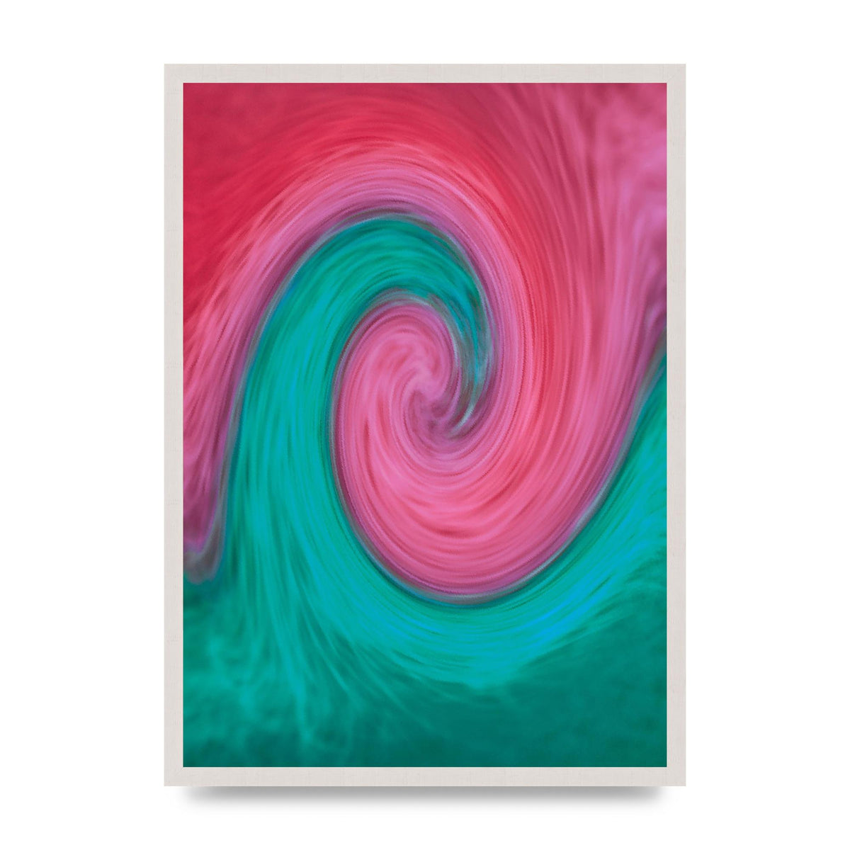 Swirl Printed Poster - A2 framed