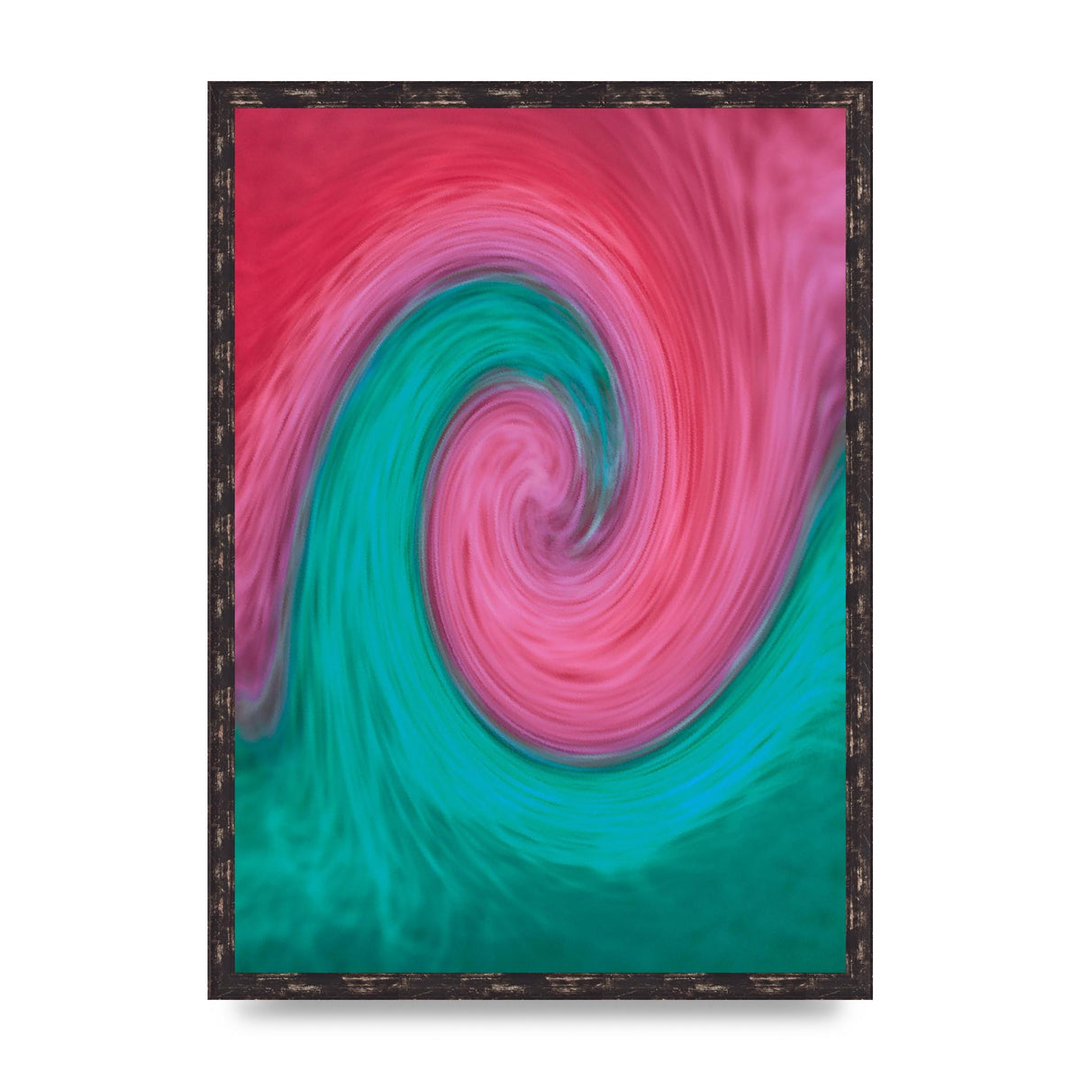 Swirl Printed Poster - A2 framed