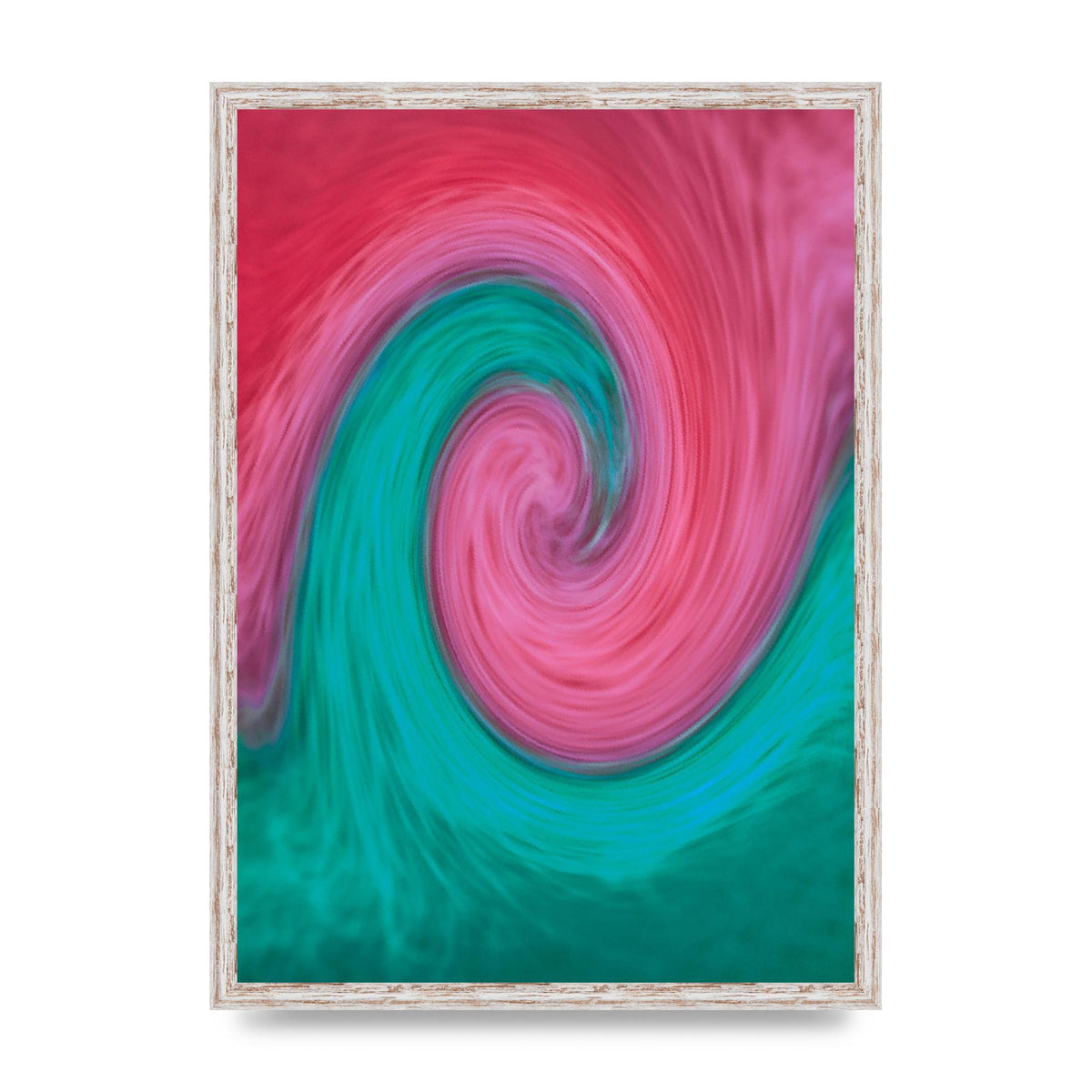 Swirl Printed Poster - A2 framed