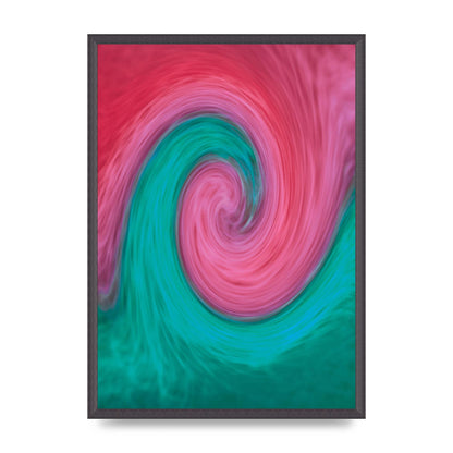 Swirl Printed Poster - A2 framed