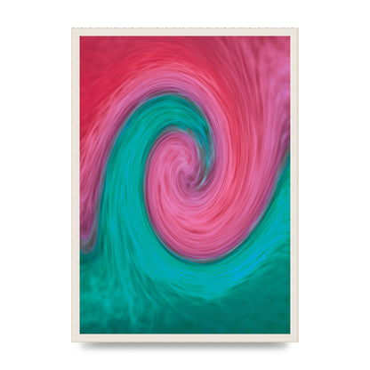 Swirl Printed Poster - A2 framed