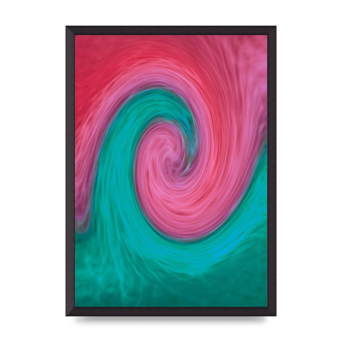 Swirl Printed Poster - A2 framed