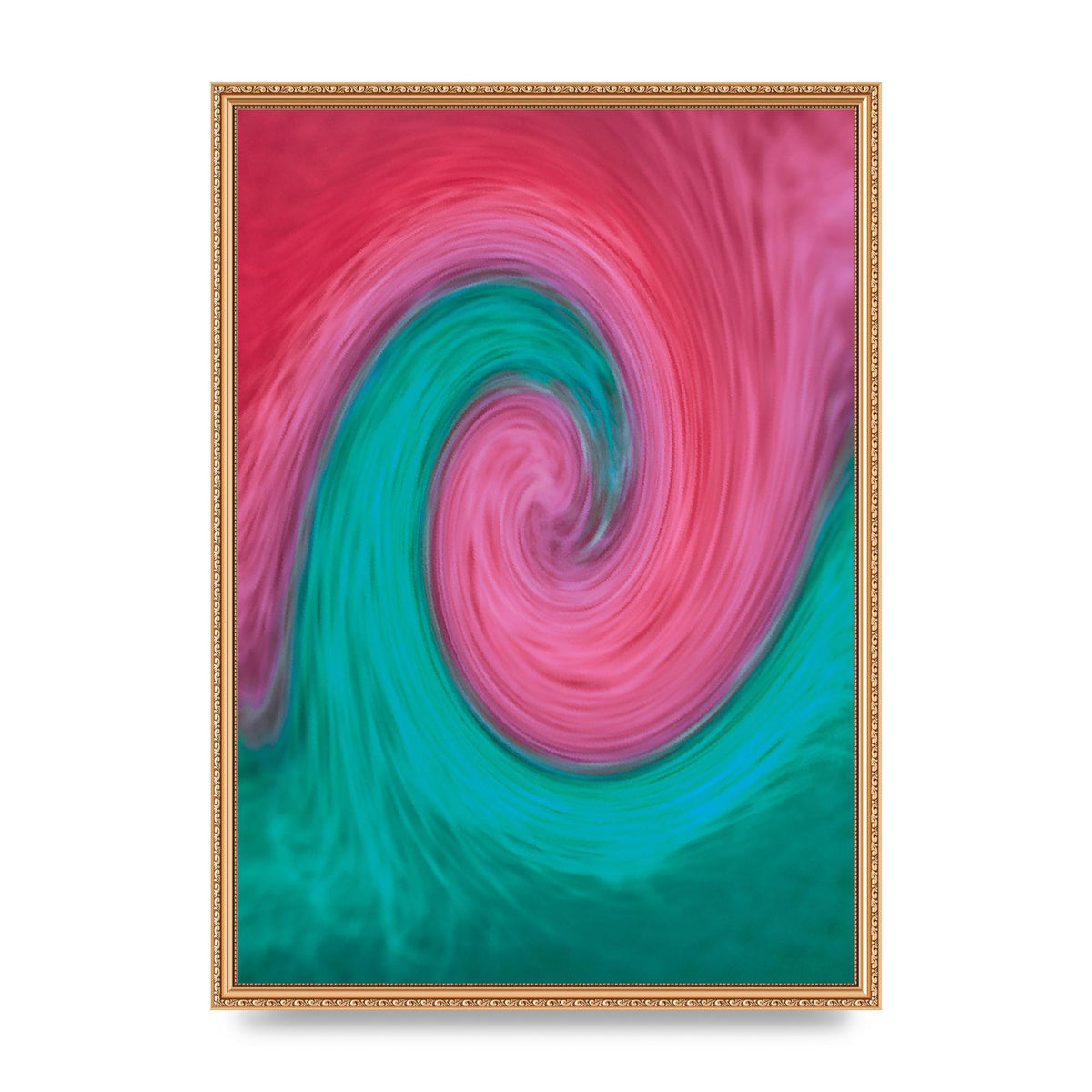 Swirl Printed Poster - A2 framed