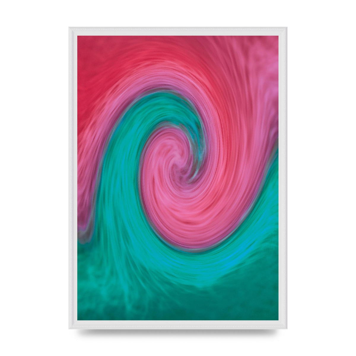 Swirl Printed Poster - A2 framed