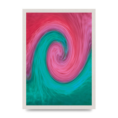 Swirl Printed Poster - A3 framed