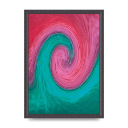 Swirl Printed Poster - A3 framed