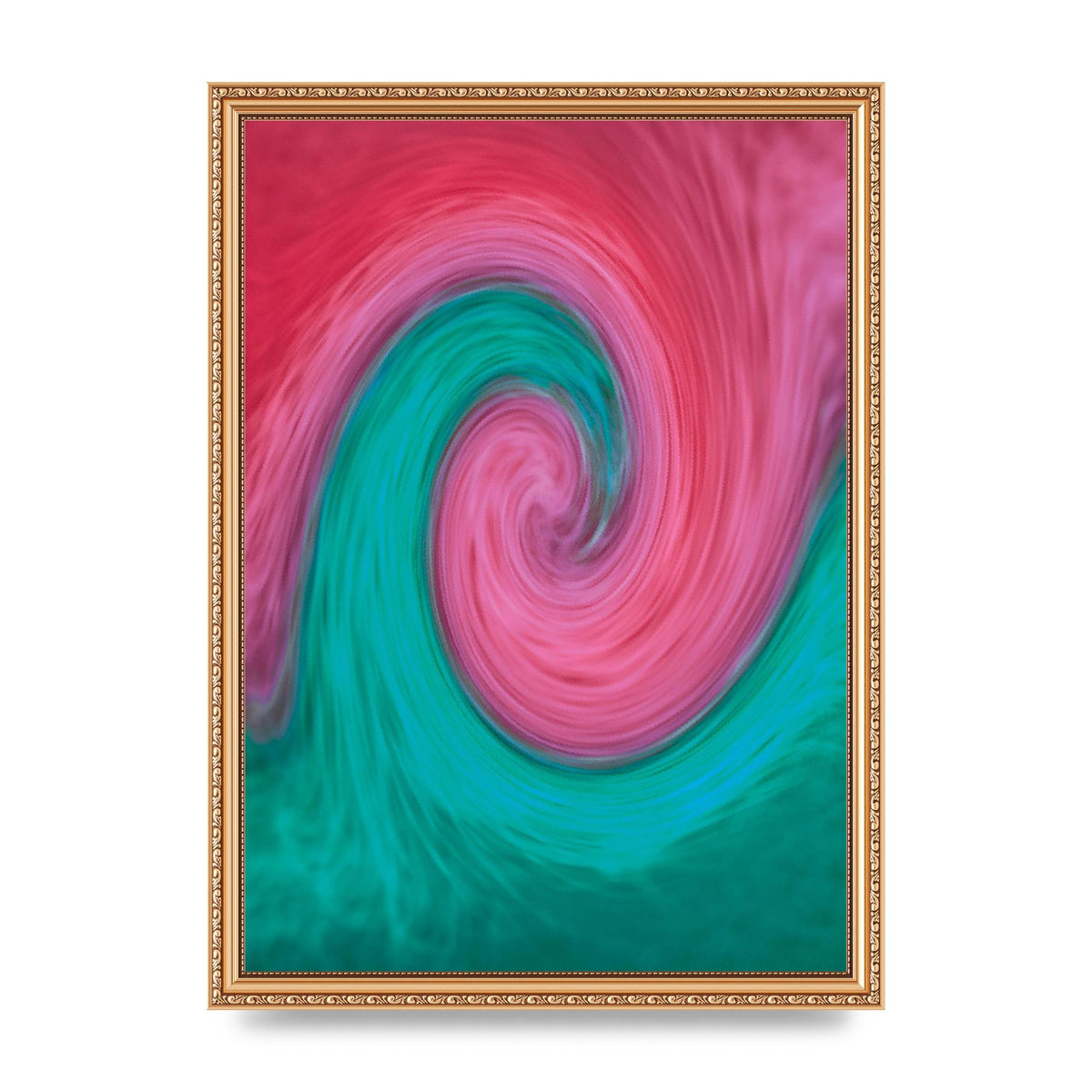 Swirl Printed Poster - A3 framed