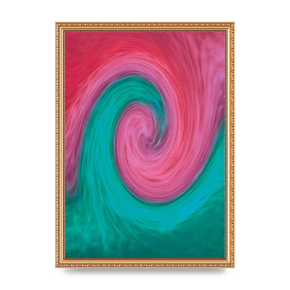 Swirl Printed Poster - A3 framed