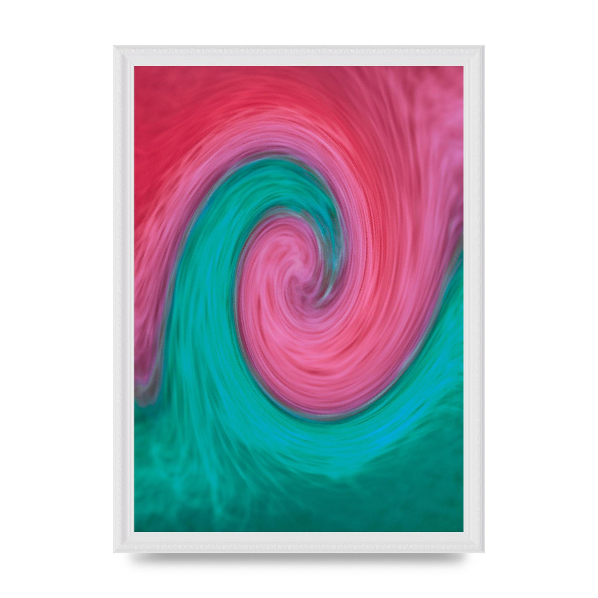 Swirl Printed Poster - A3 framed