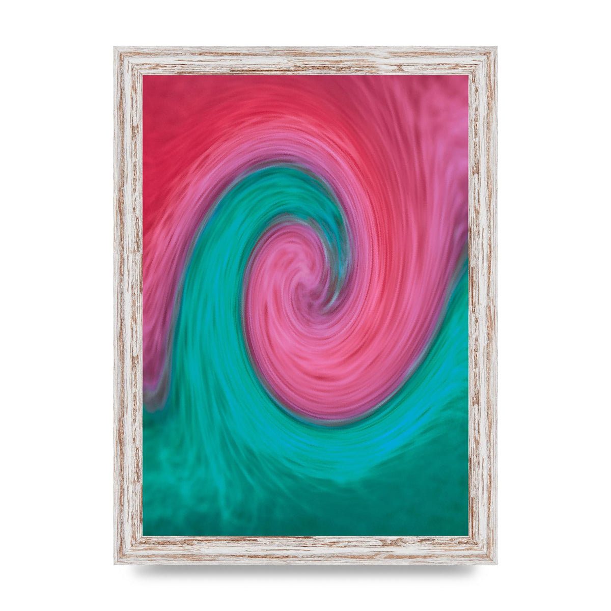 Swirl Printed Poster - A4 framed