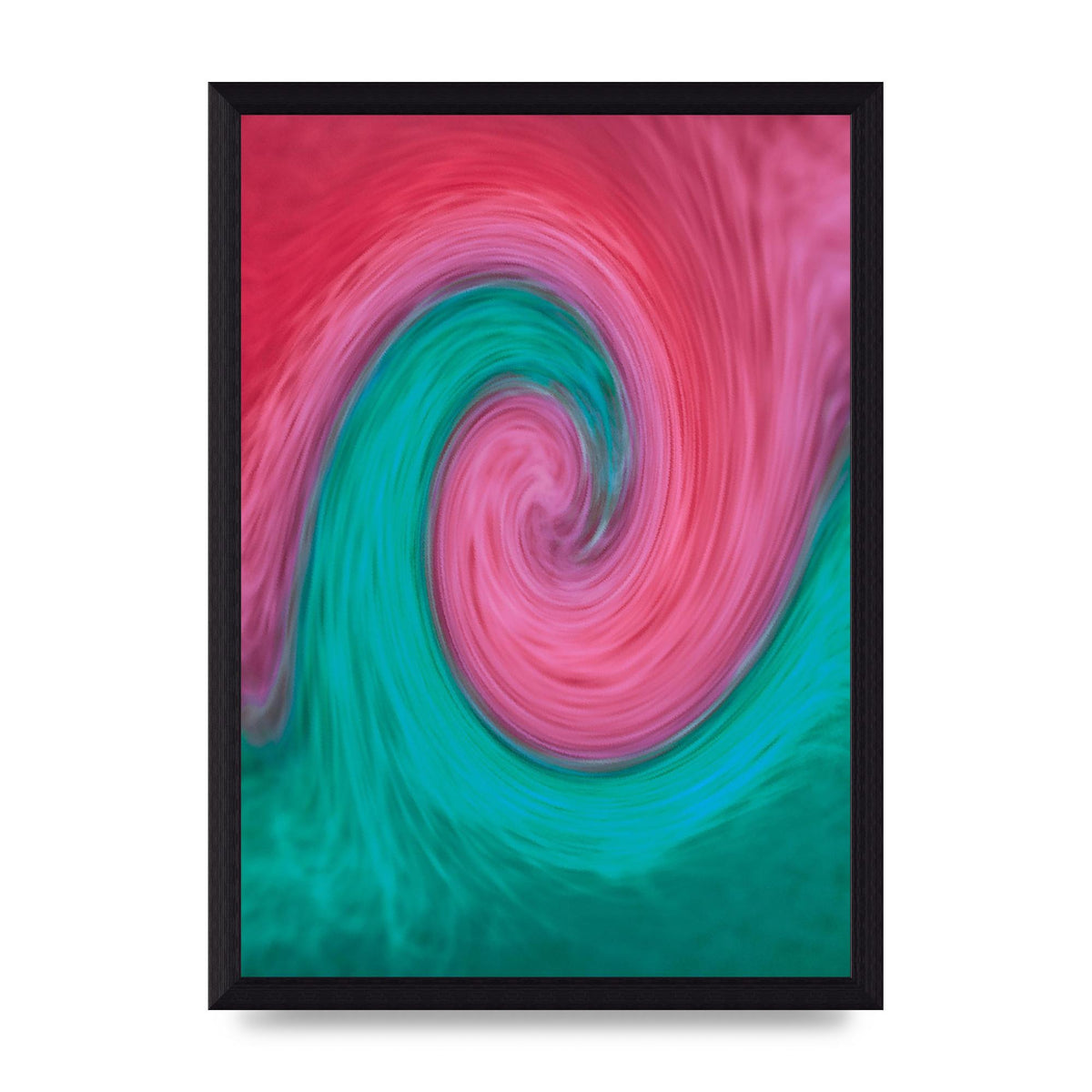 Swirl Printed Poster - A4 framed
