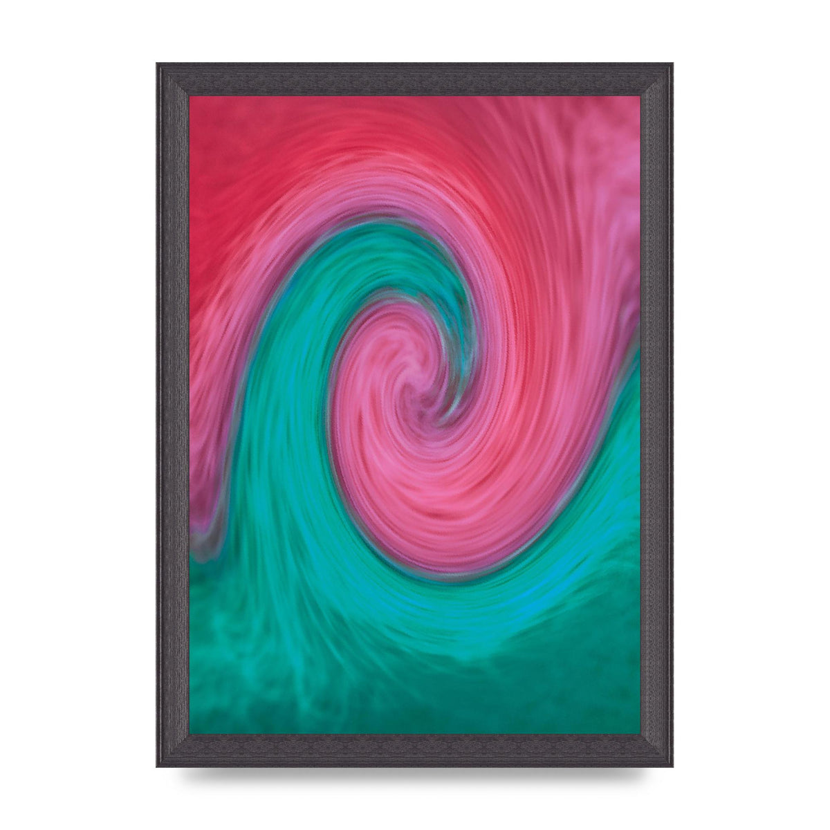 Swirl Printed Poster - A4 framed