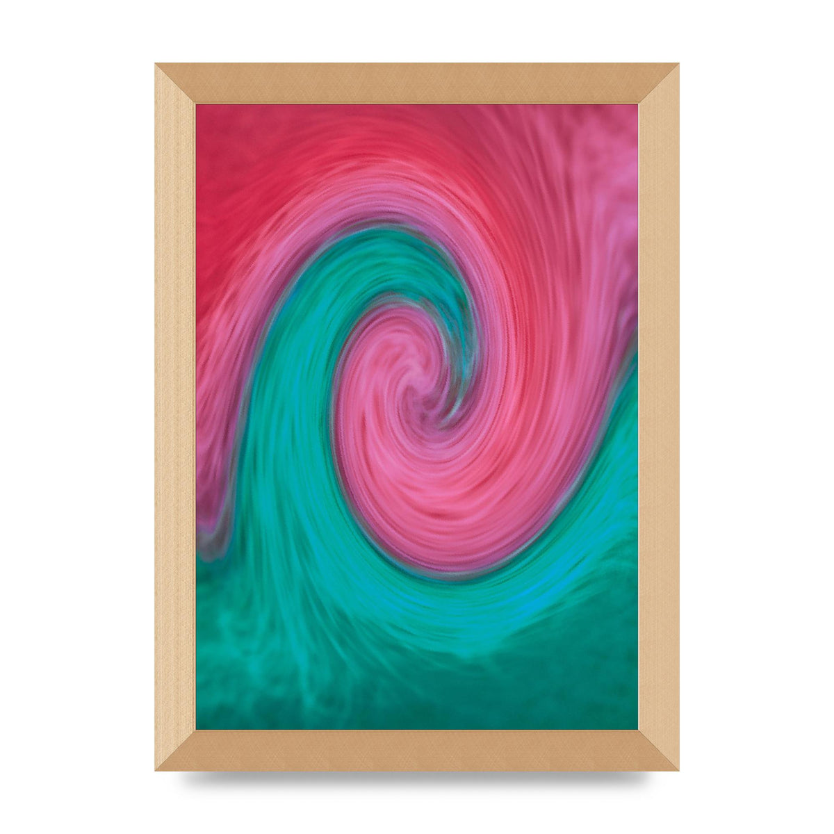 Swirl Printed Poster - A4 framed
